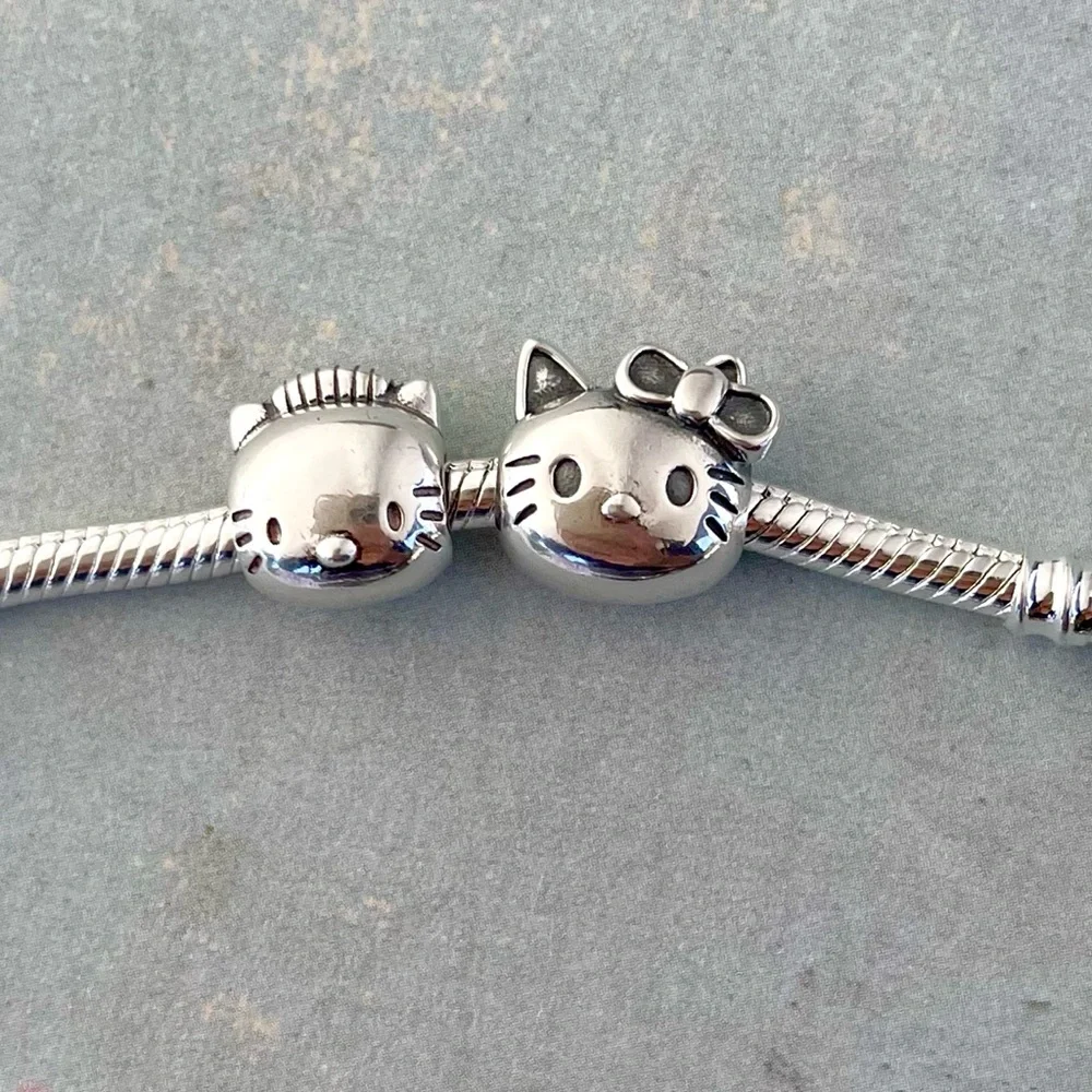 Hello Kitty & Dear Daniel charms S925 SS Pandora compatible